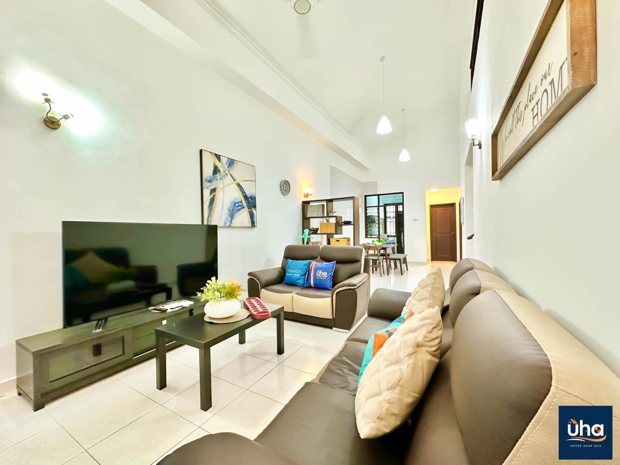 Boho Bliss. Taman Molek @ 4 Bed,2 Bath Near Jusco Tebrau Holiday home Johor Bahru